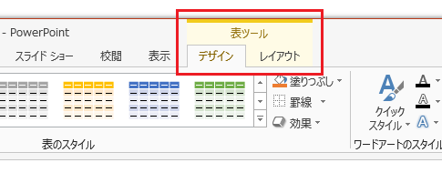 表の列幅を揃えるには？