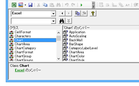 グラフシートがアクティブなときActiveSheet.Typeは何を返すのか