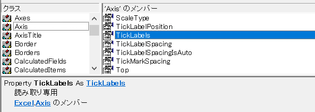 Excel.Axis.TickLabels