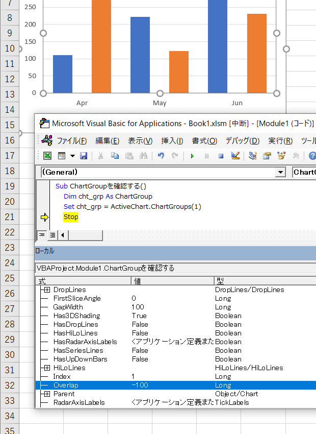 Vbaで棒グラフの太さを変更する エクセルマクロ Excel Vbaの使い方 グラフ Chart