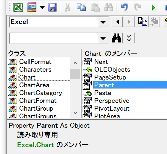 VBAでChartObjectのインデックス番号を