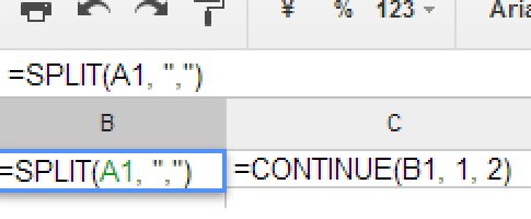 Excelにも欲しいCSVデータを分割するSPLIT関数＆CONTINUE関数